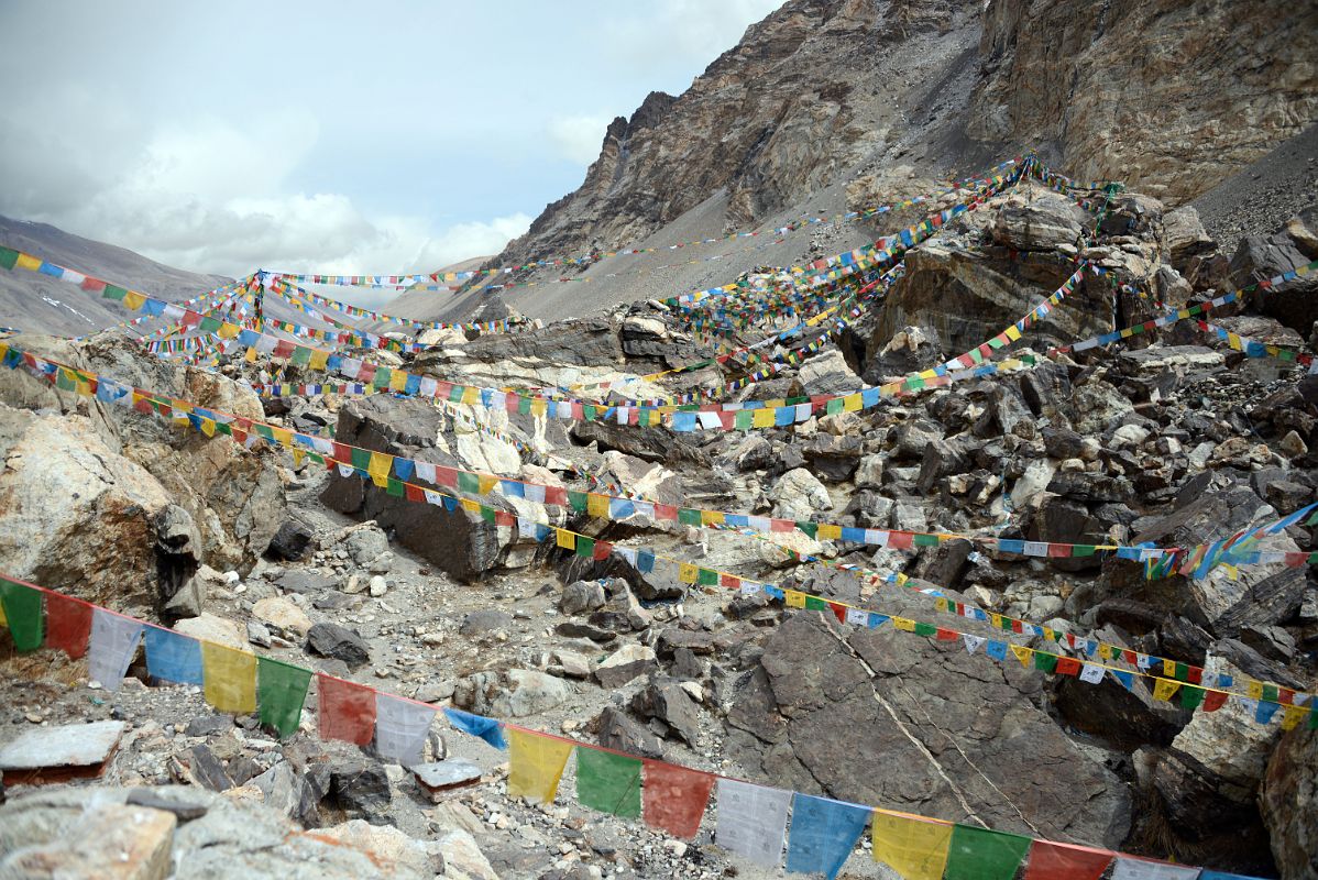 04 Prayer Flags At Rong Pu Monastery Between Rongbuk And Mount Everest North Face Base Camp In Tibet